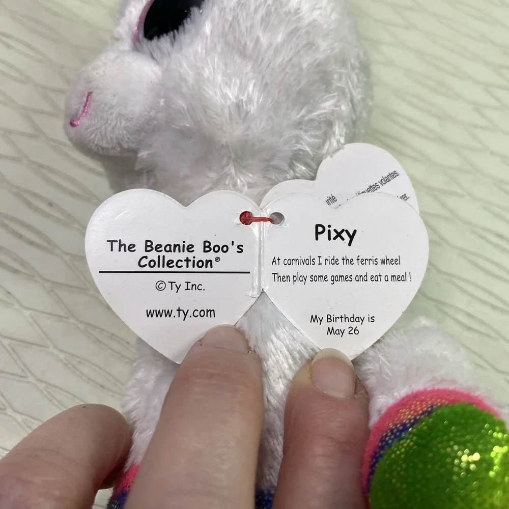 Ty‎ Beanie Boos PIXY the Unicorn 6